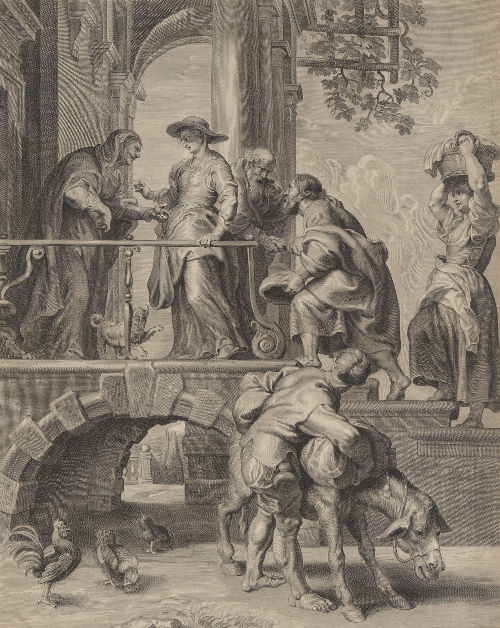 Navštívení, 1625-74. od Pieter de Jode II