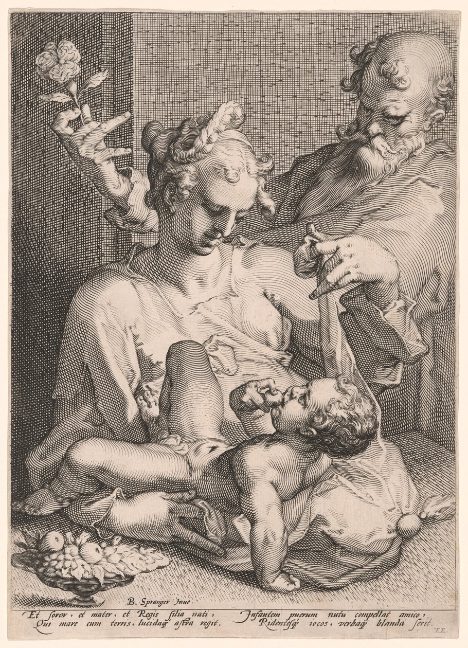 Svatá rodina od Pieter de Jode I