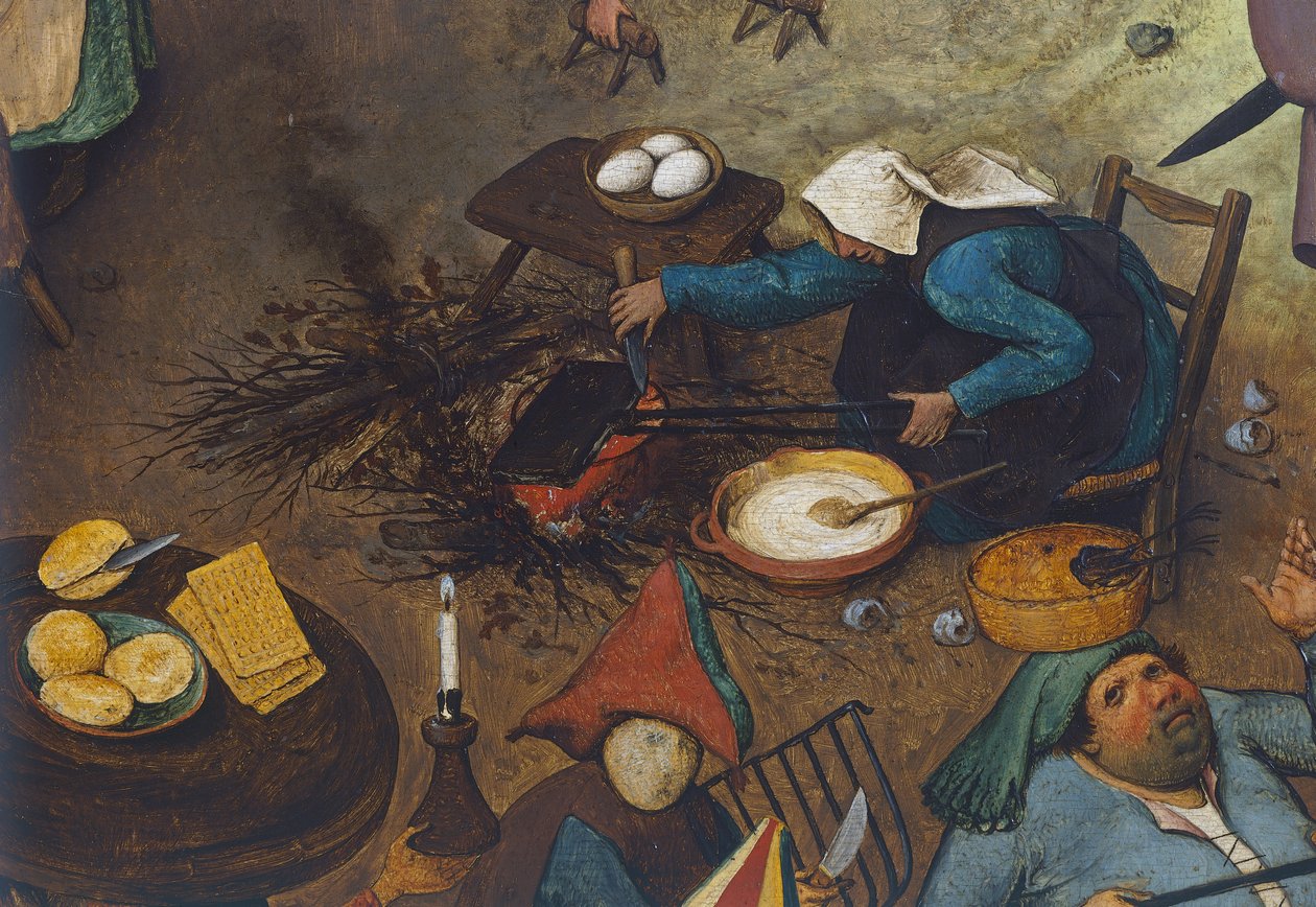 Boj mezi masopustem a půstem od Pieter Bruegel the Elder