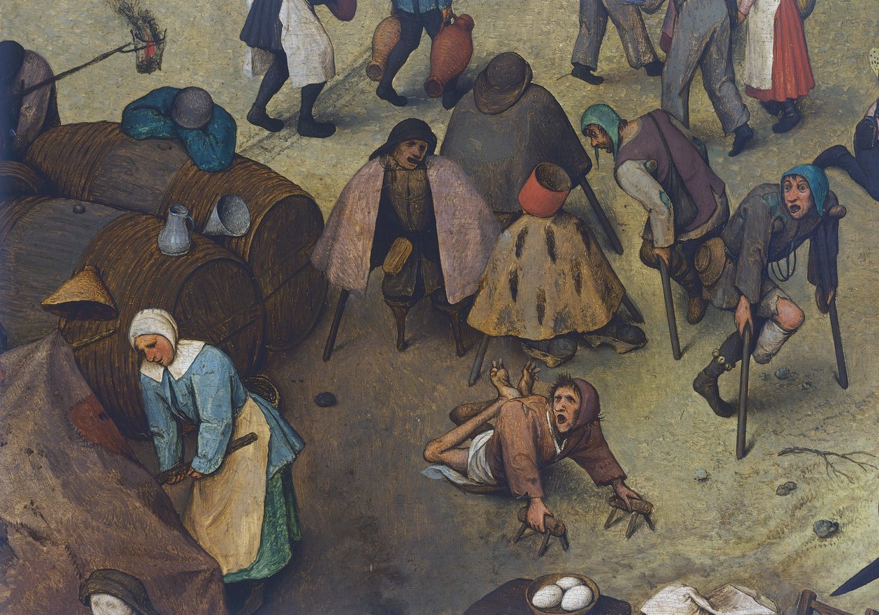 Boj mezi masopustem a půstem od Pieter Bruegel the Elder