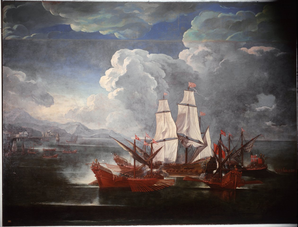Bitevní loď (malba od Pieter the Younger Mulier