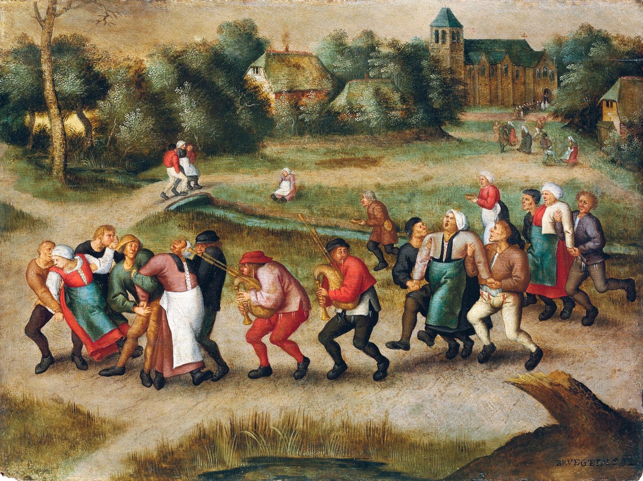 Pouť epileptiků do Molenbeeku od Pieter the Younger Brueghel