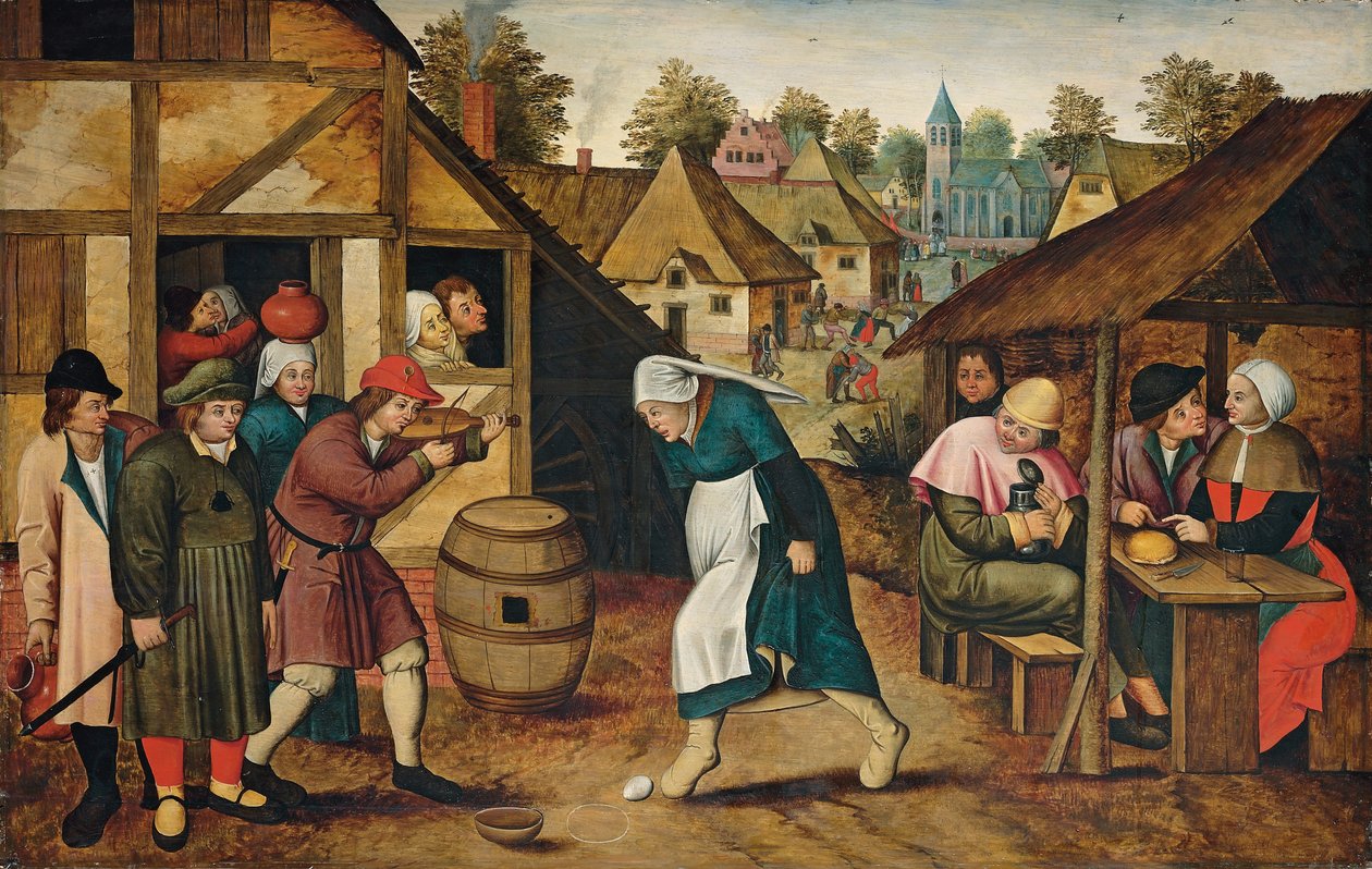 Vaječný tanec od Pieter Brueghel the Younger