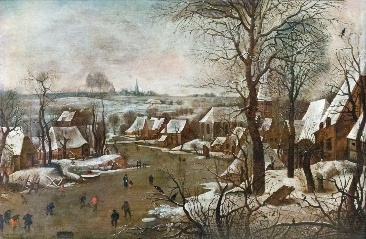 Zimní krajina od Pieter the Younger Brueghel