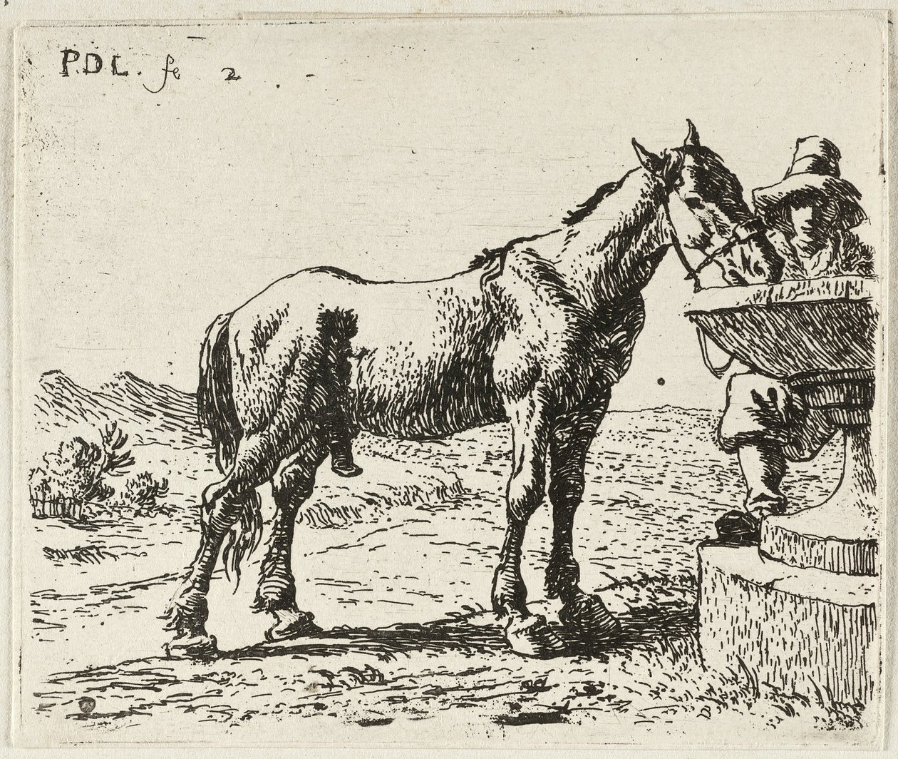 Pitný kůň od Pieter van Laer