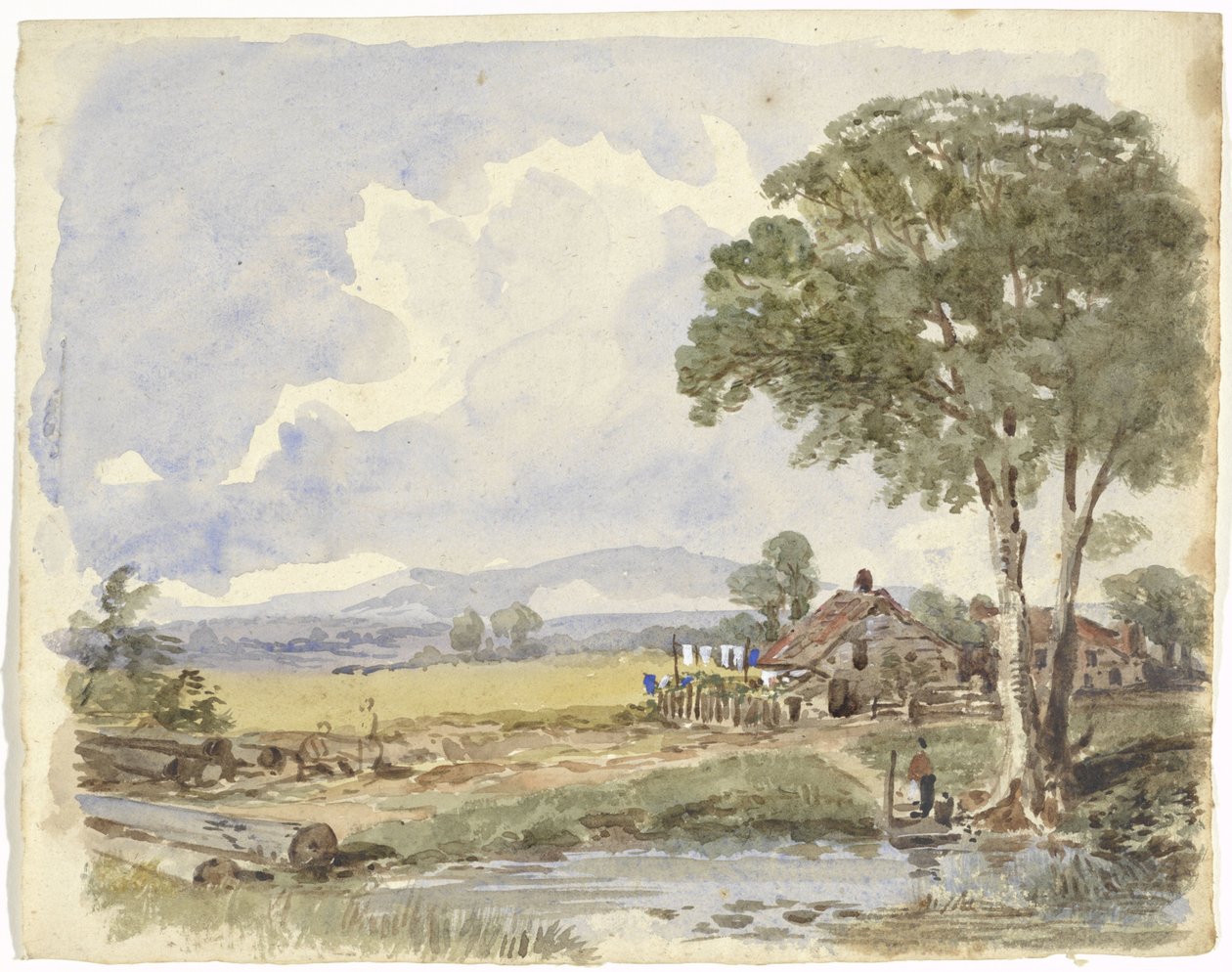 Krajina s farmou od Pieter van Loon