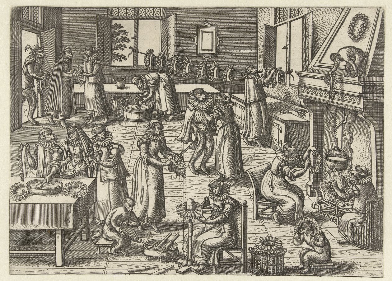 obojkové studio Apenspel (název série) od Pieter van der Borcht (I)
