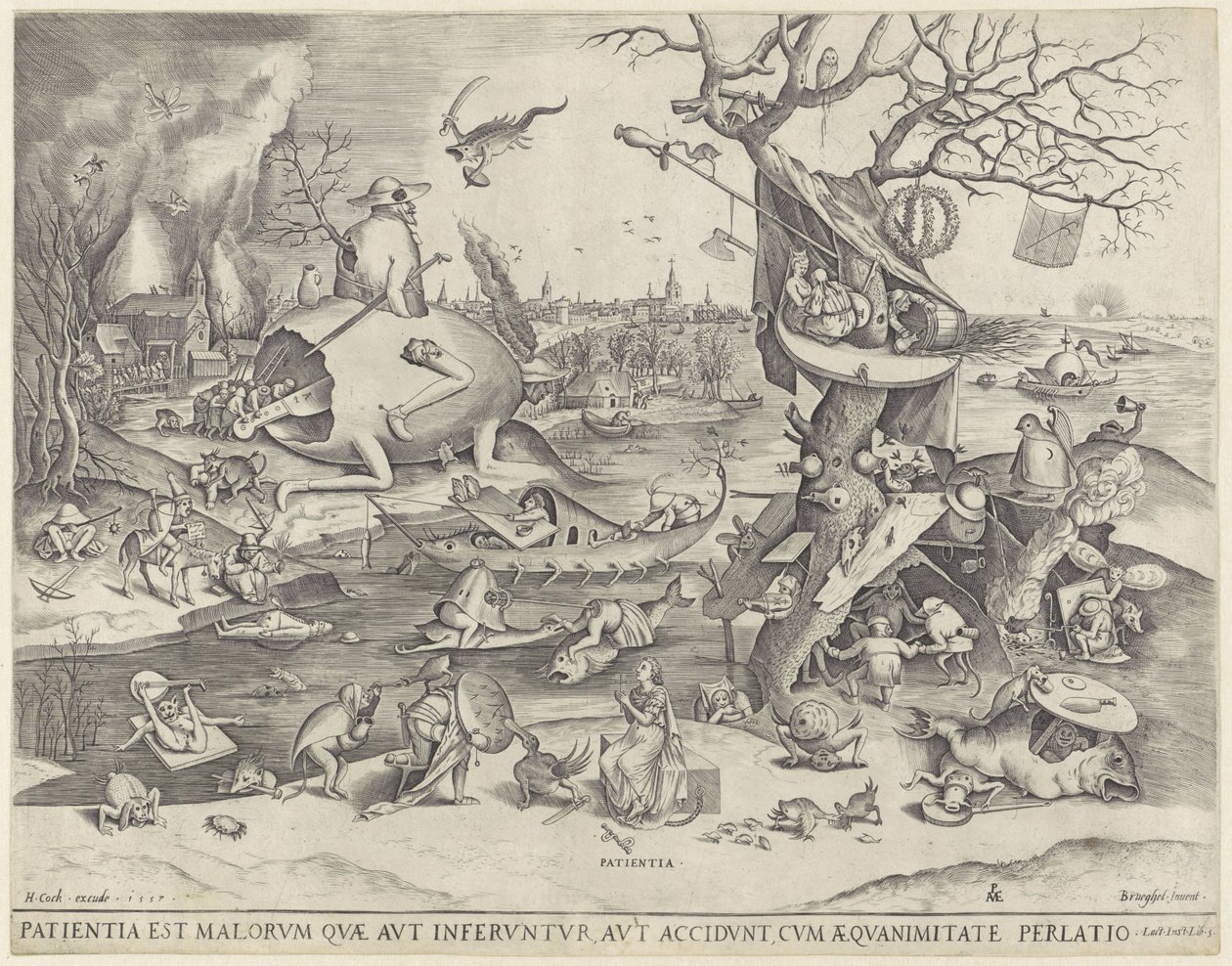 Geduld Trpělivost (název na předmětu) od Pieter van der Heyden