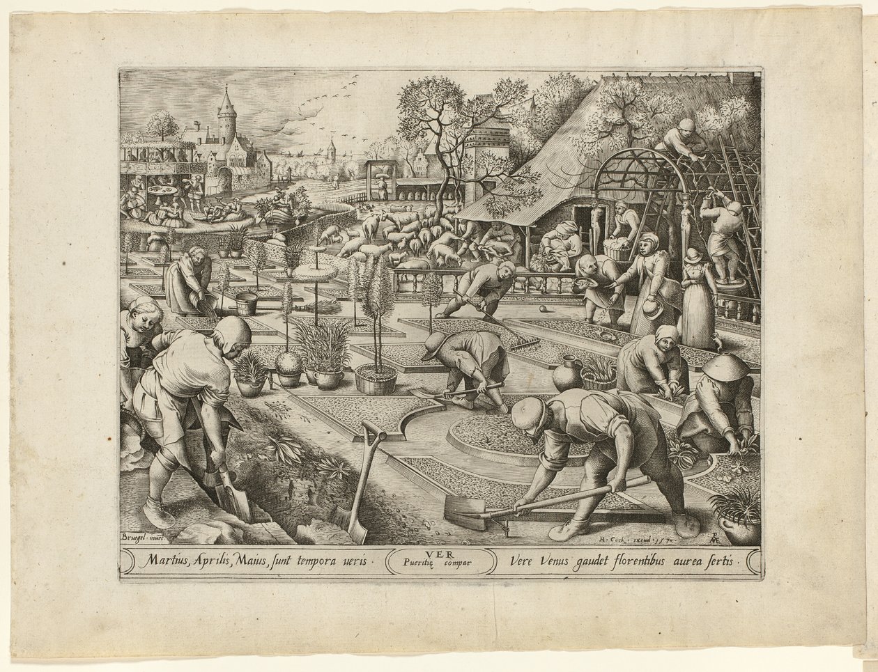 Jaro, z Čtvero ročních období od Pieter van der Heyden