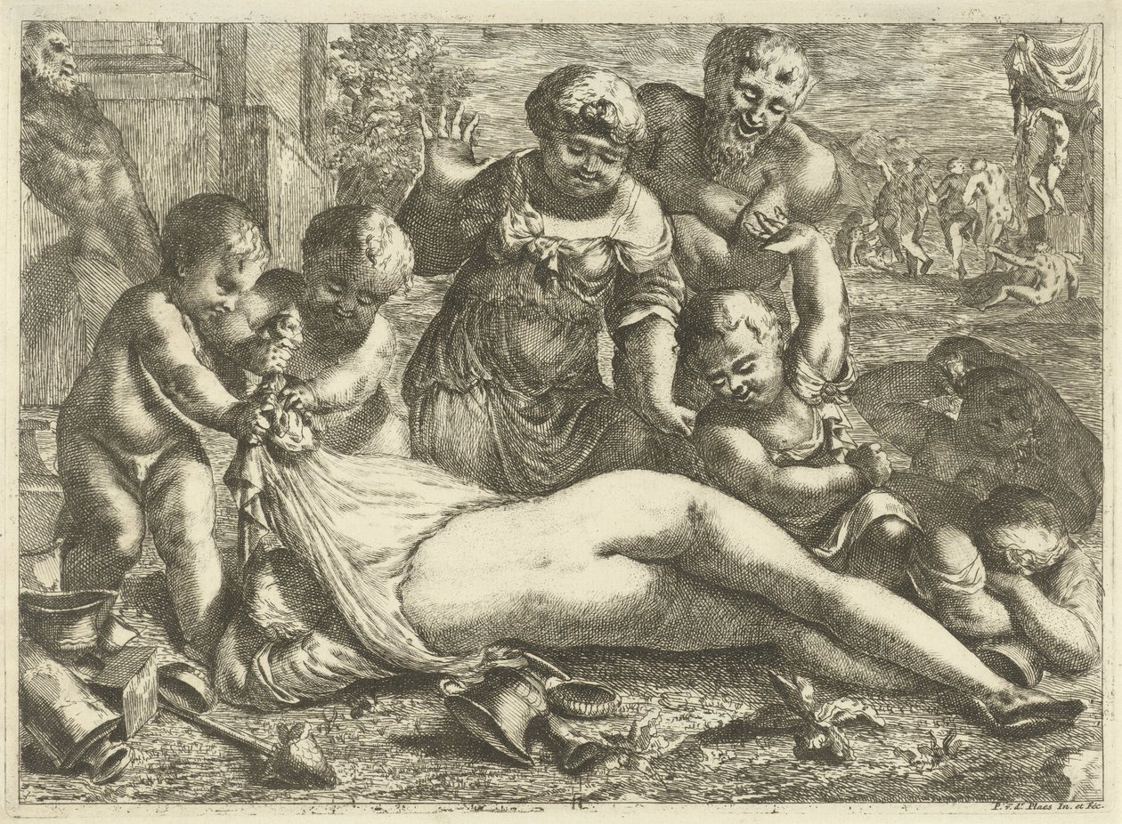 Opilý bacchante od Pieter van der Plas (II)