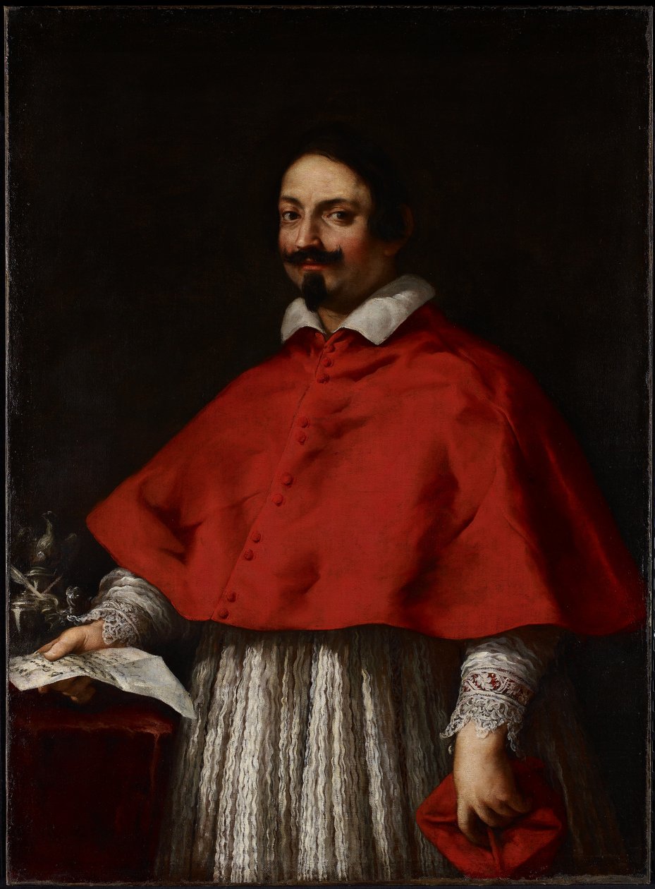 Portrét kardinála Pietra Maria Borghese, kolem 1633-35 od Pietro da Cortona
