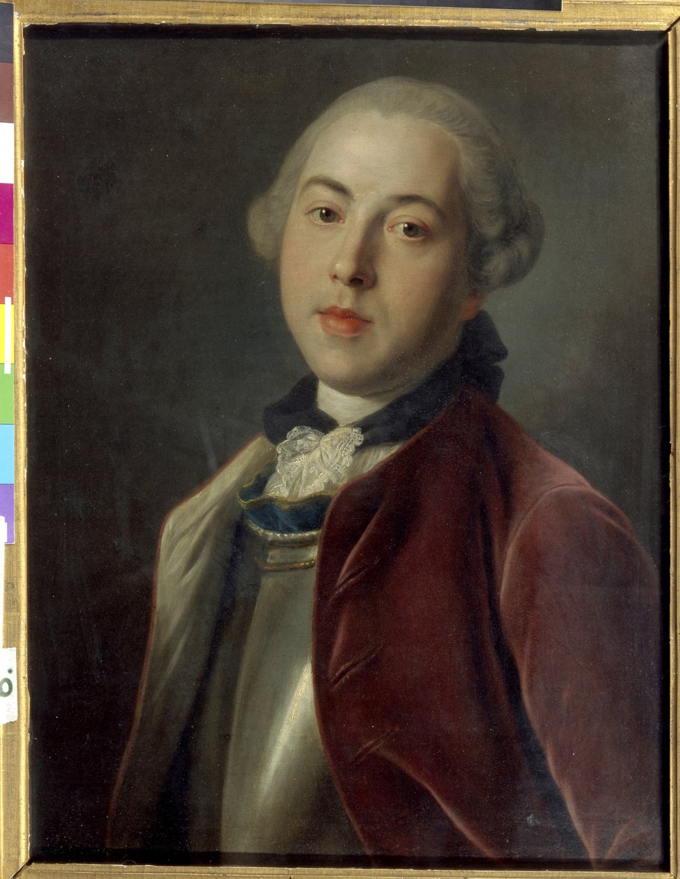 Portrét hraběte Alexandra Mihailoviče Galitzina od Pietro Antonio Rotari