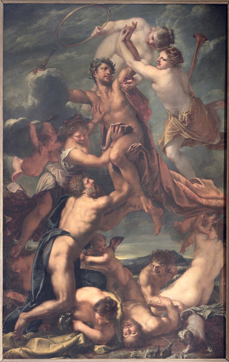 Apoteóza rakouského císaře Leopolda I. (1640-1705), 1658-59 od Pietro Liberi