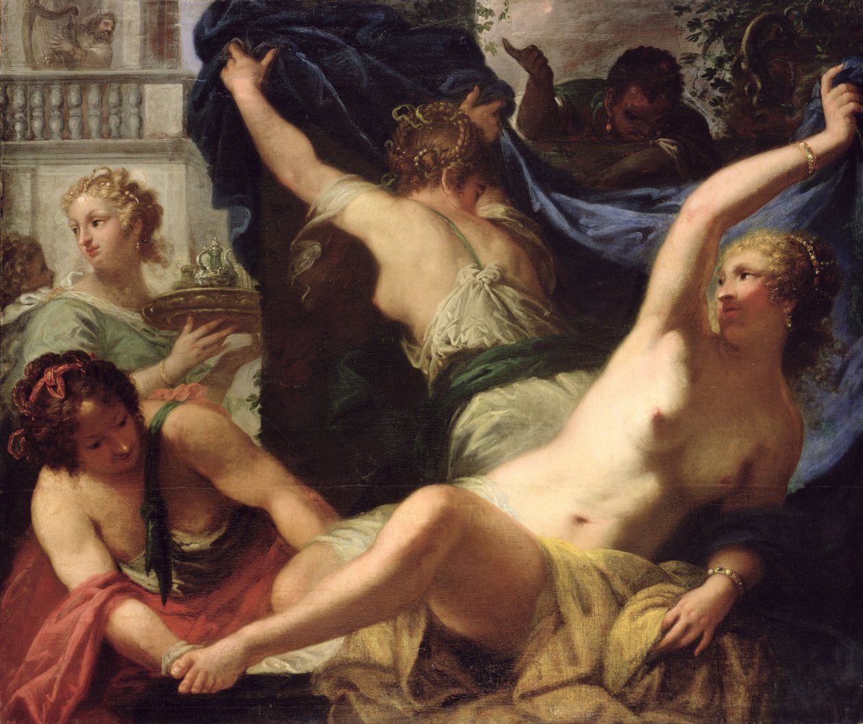Bathsheba Bath, 1655-70 od Pietro Liberi
