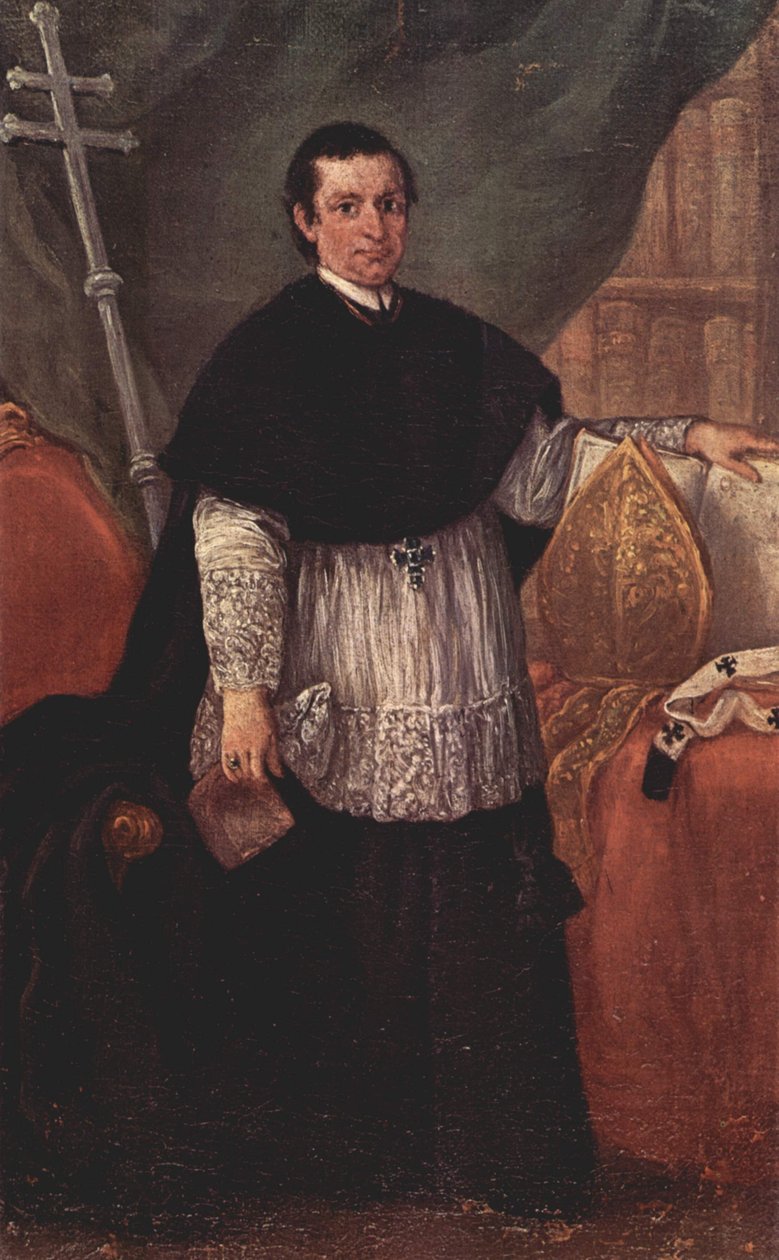 Portrét biskupa Benedetta Ganassoniho od Pietro Longhi