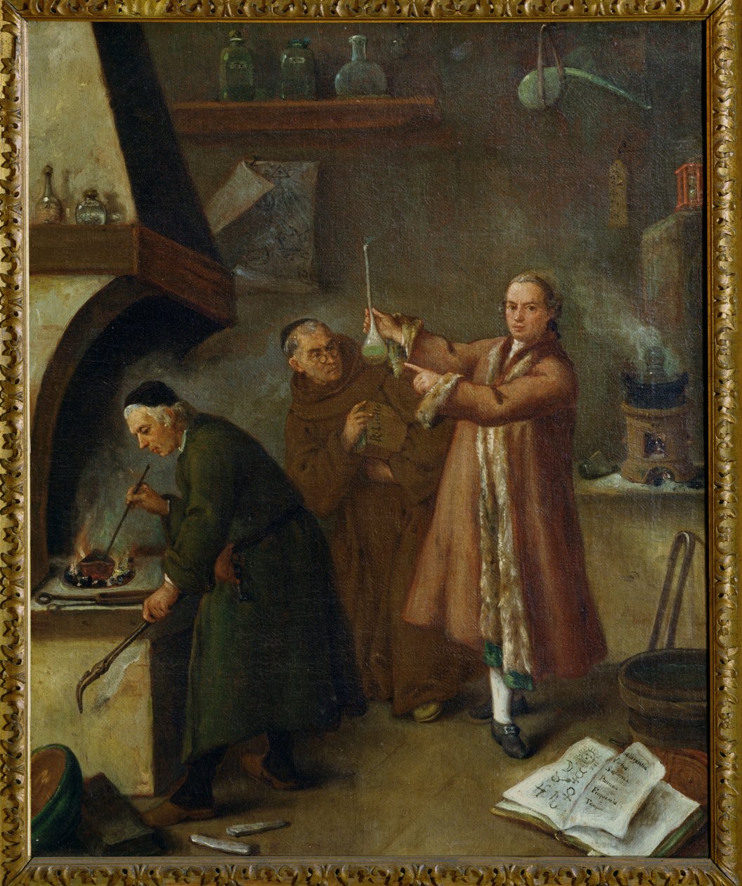 Alchymisté, kolem roku 1757 od Pietro Longhi