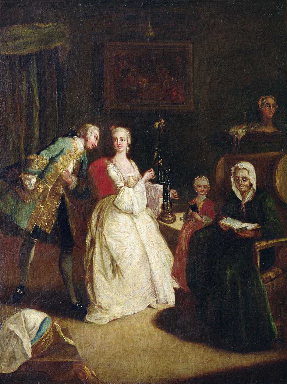 Deklarace lásky od Pietro Longhi
