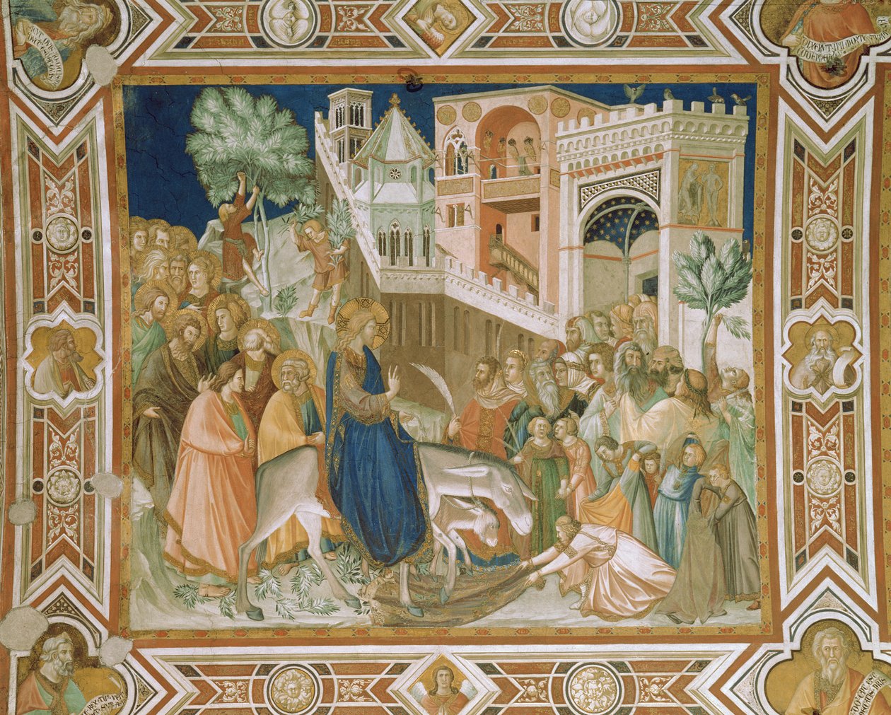 Vjezd Krista do Jeruzaléma, 1320 od Pietro Lorenzetti