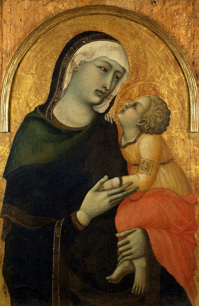 Madonna s dítětem od Pietro Lorenzetti