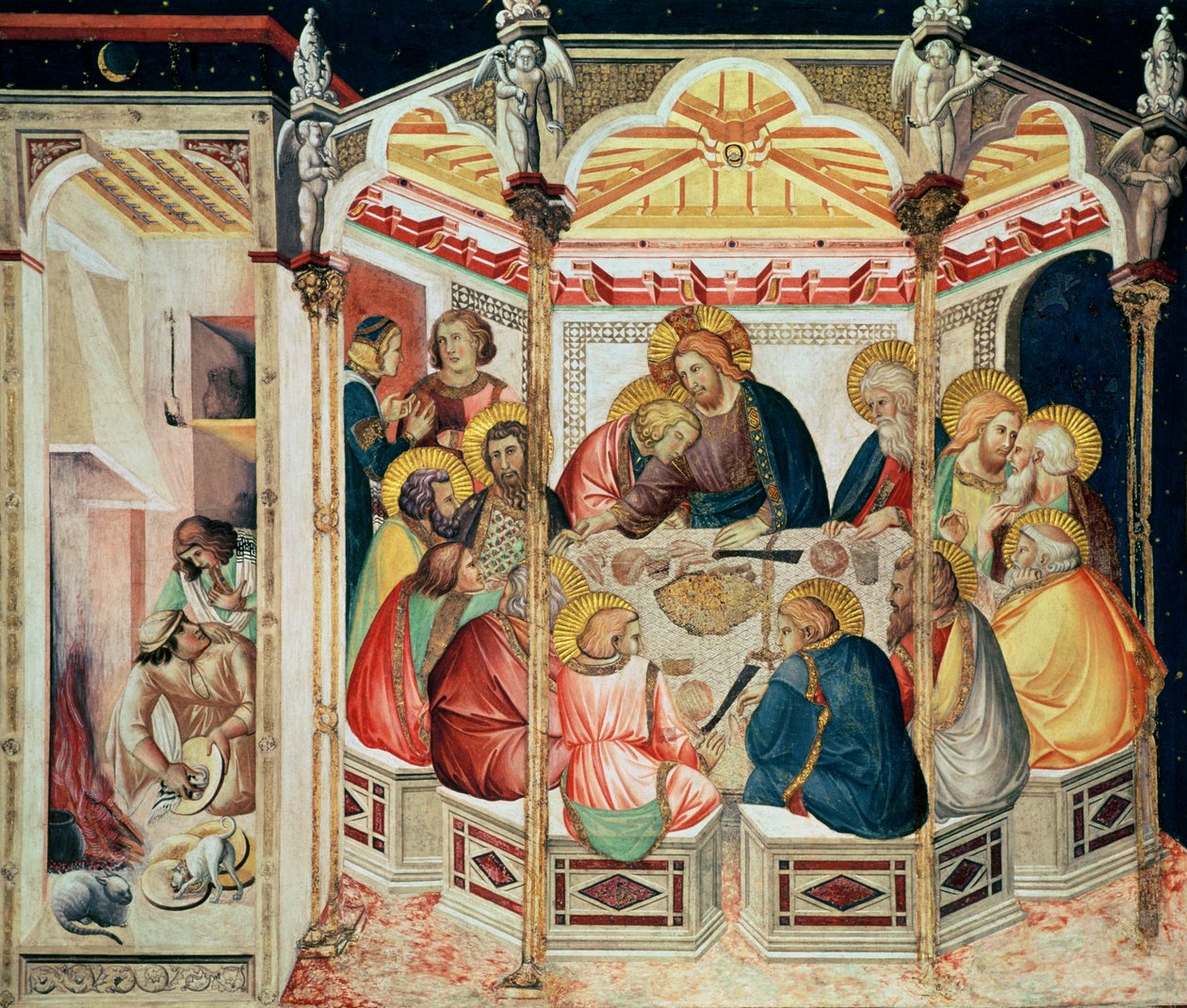 Poslední večeře od Pietro Lorenzetti