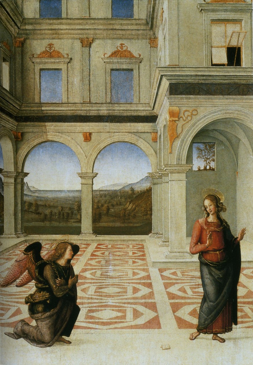Zvěstování od Pietro Perugino