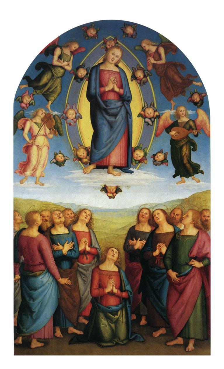 Nanebevzetí Panny Marie od Pietro Perugino