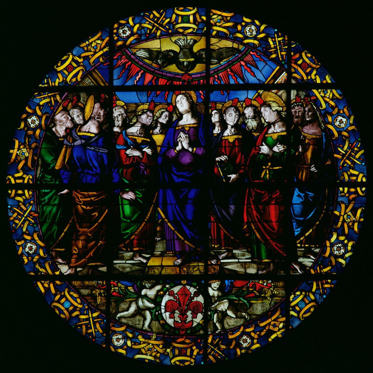 Ave Maria (vitráže) od Pietro Perugino