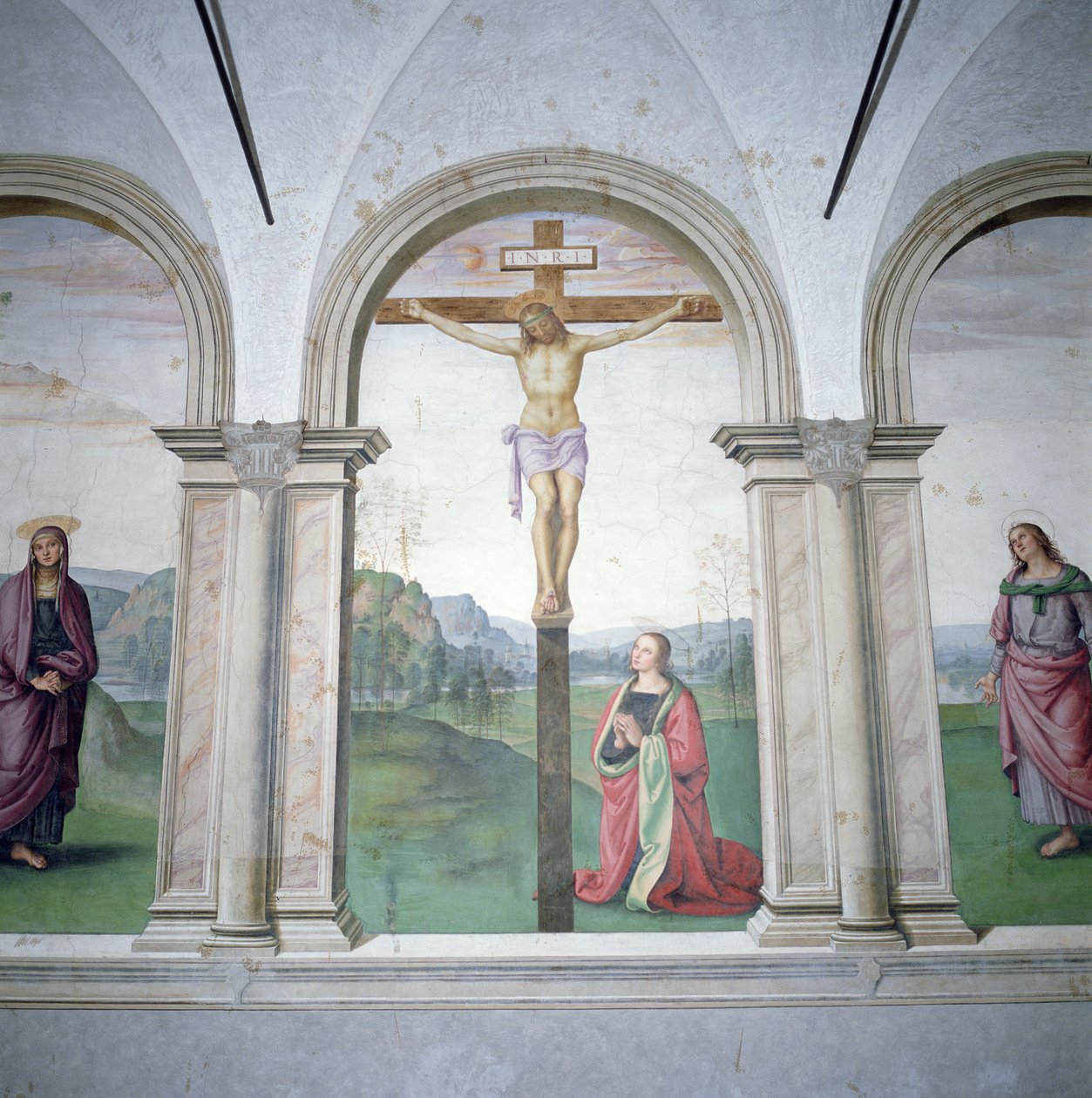 Ukřižování, 1493-6 (viz také 169448) od Pietro Perugino
