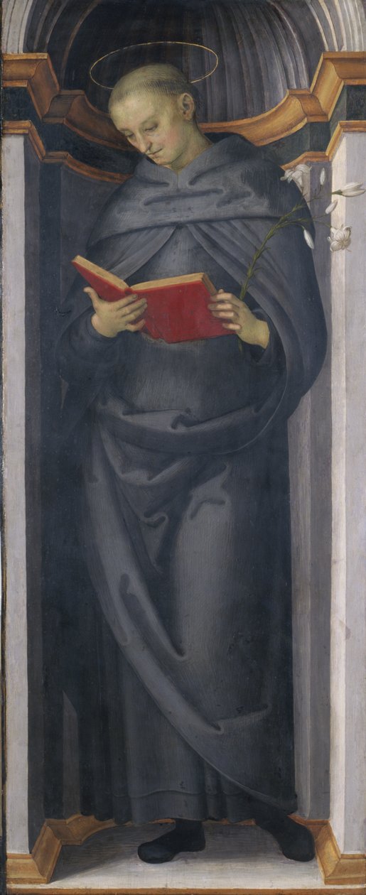 Blahoslavený Filip Benitius, kolem 1505-6 (tempera na topolovém dřevě) od Pietro Perugino