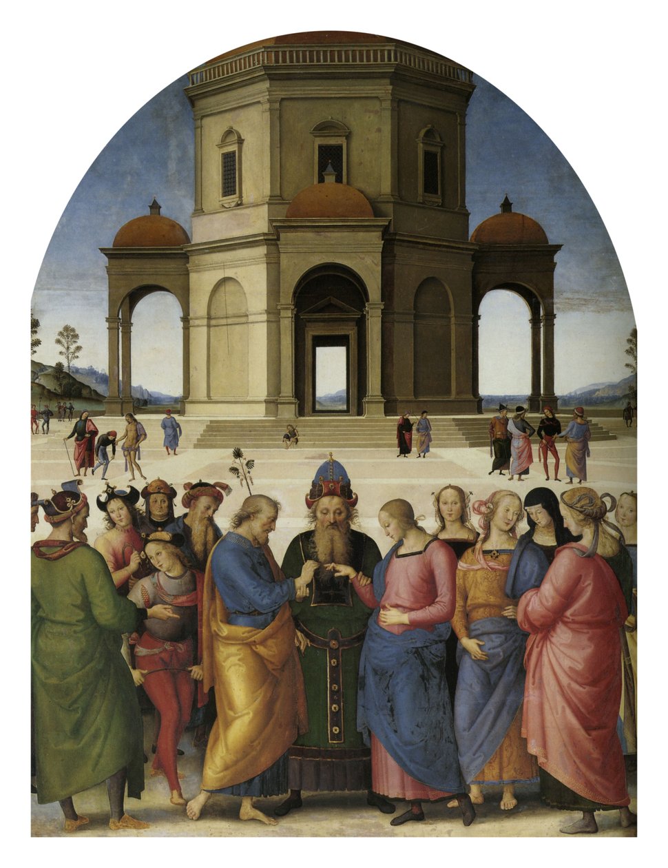 Manželství Panny Marie od Pietro Perugino
