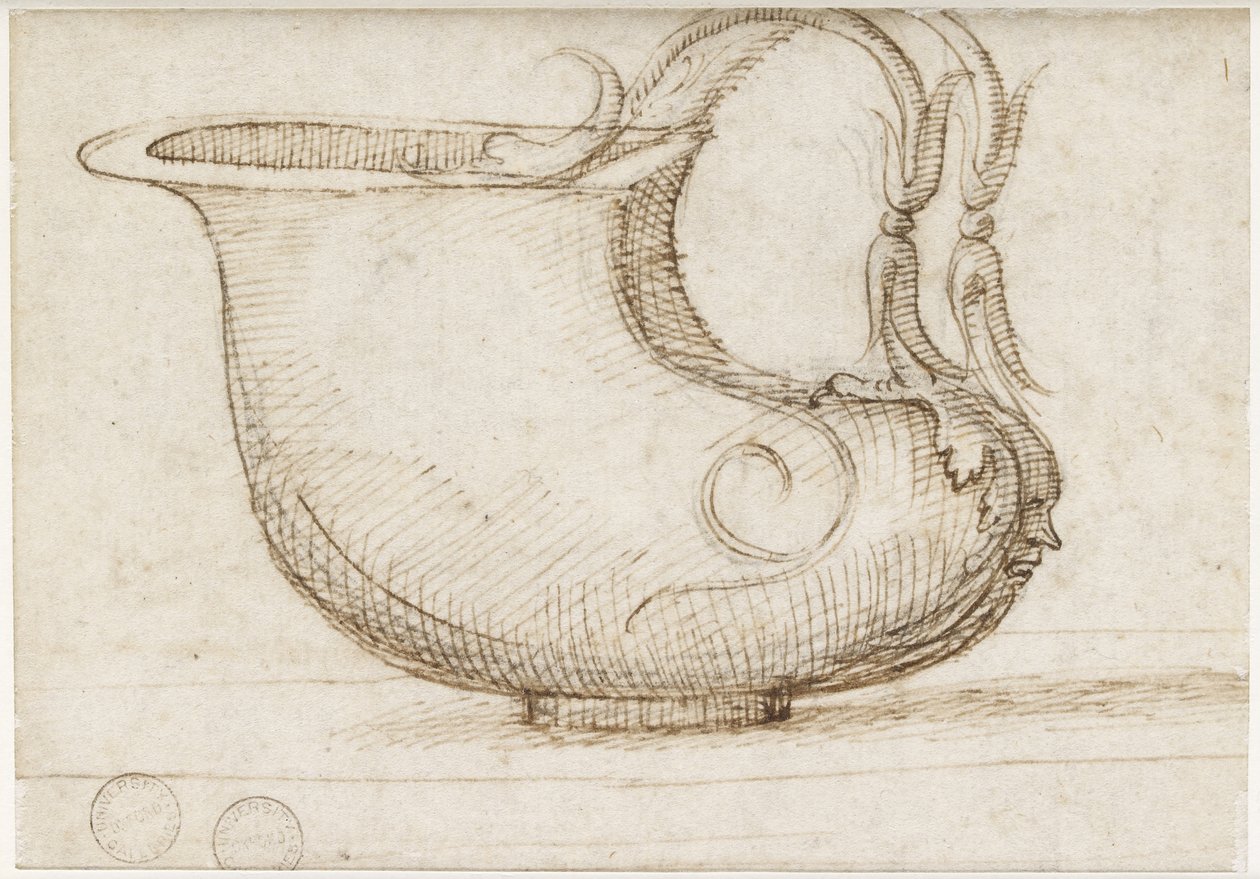 Verso: Starožitná nádoba, WA1846.6 od Pietro Perugino