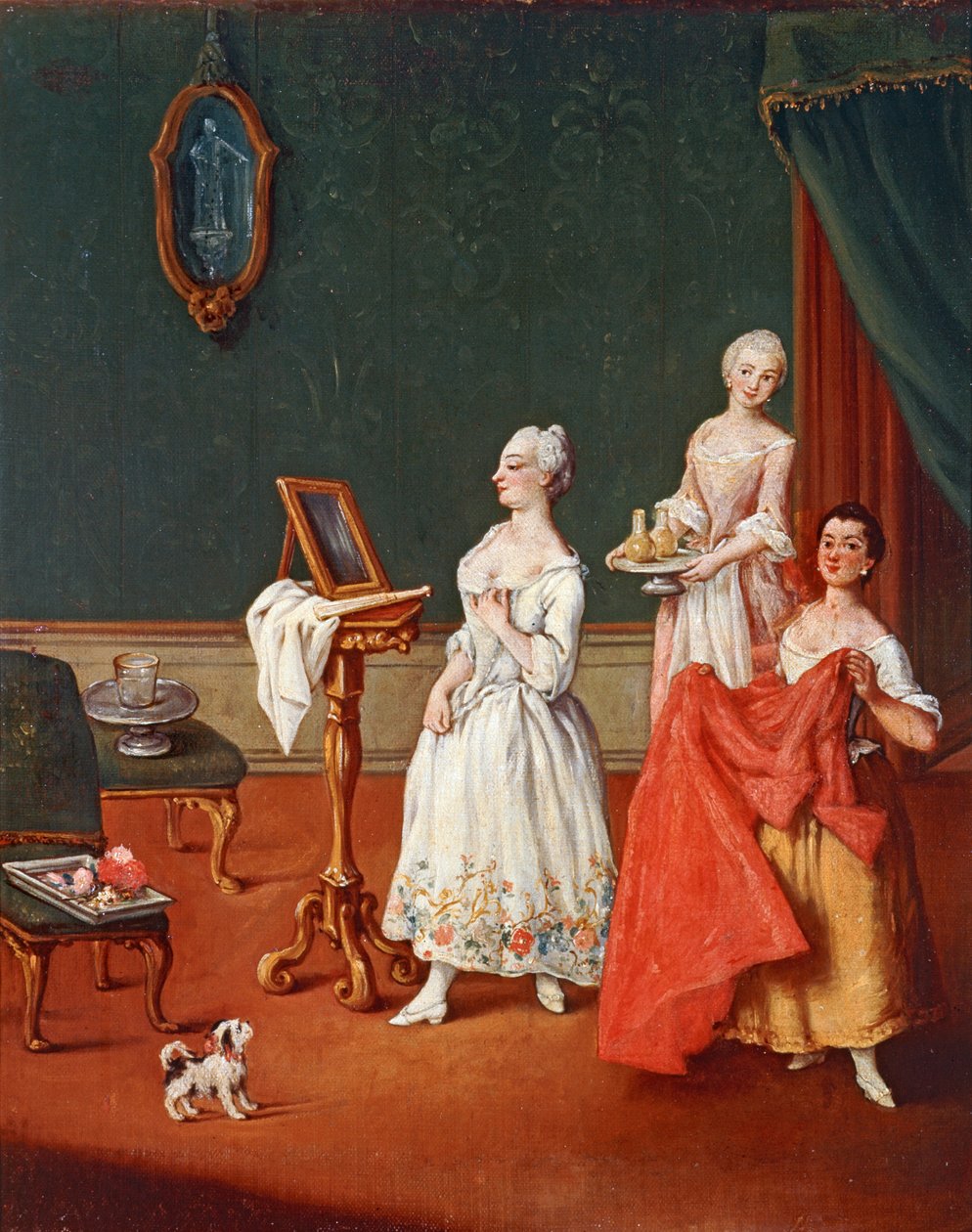 Záchod ... (olej na plátně) od Pietro (circle of) Longhi