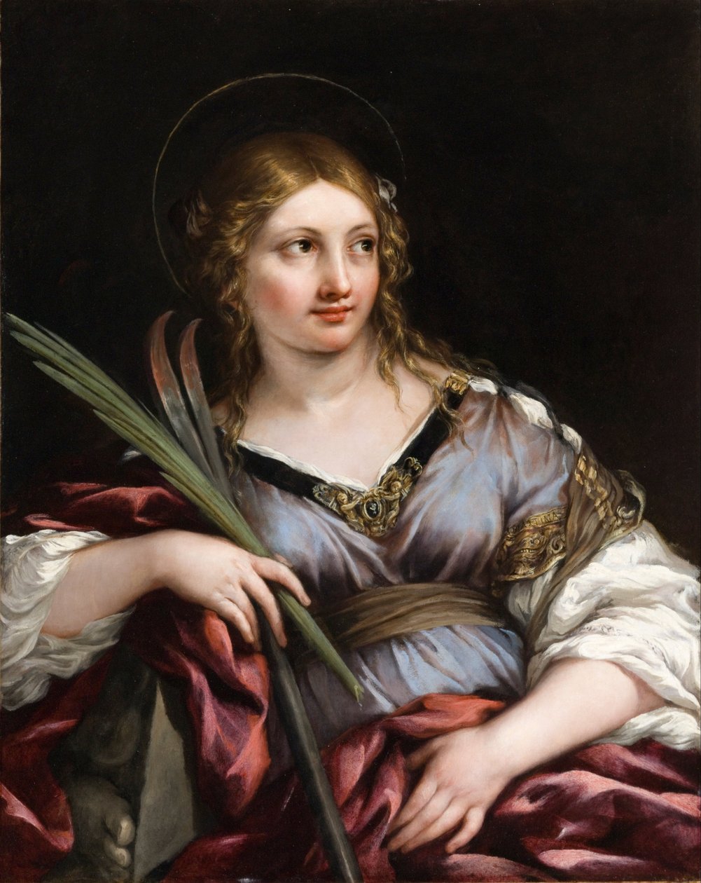 Svatá Martina od Pietro Berrettini
