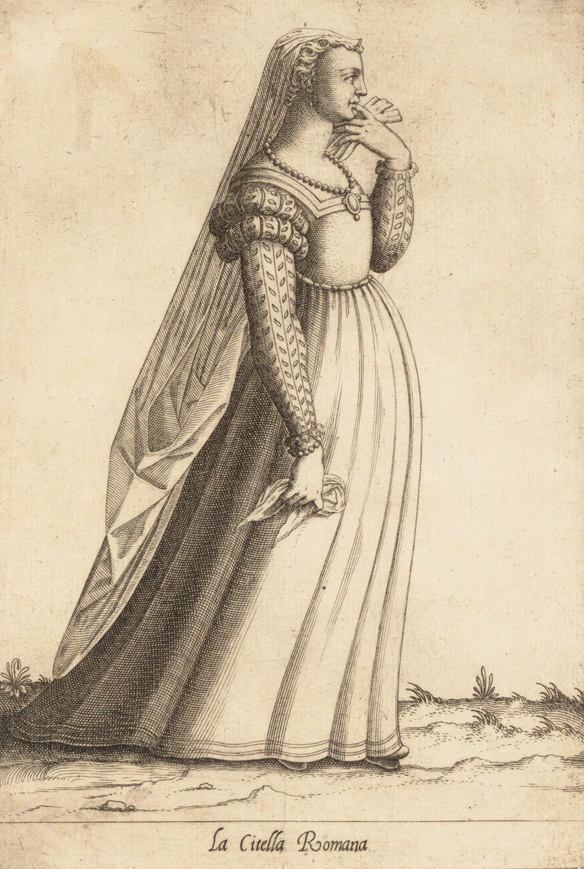 Roman Citadel Maiden, ca. 1580. od Pietro Bertelli.