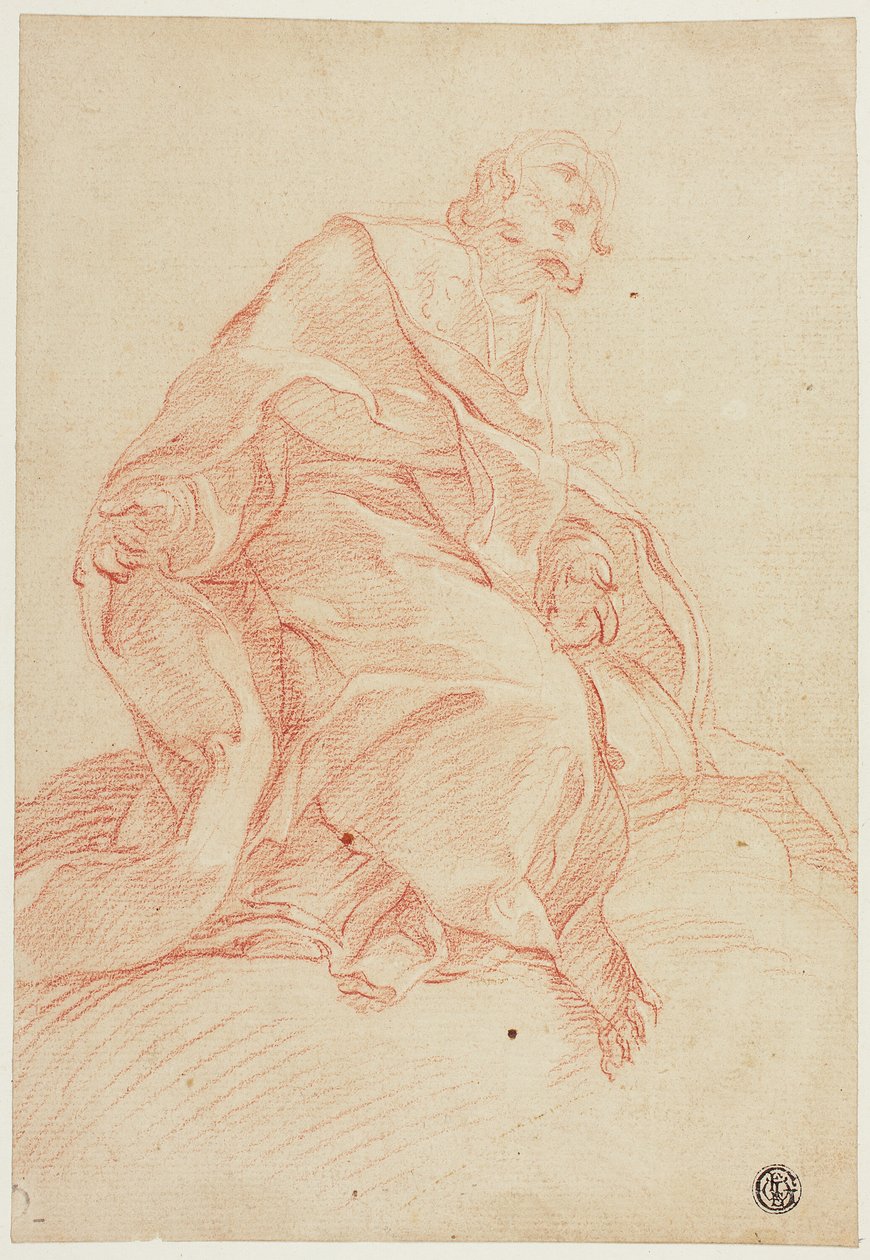 Postava mužského světce od Pietro Dandini