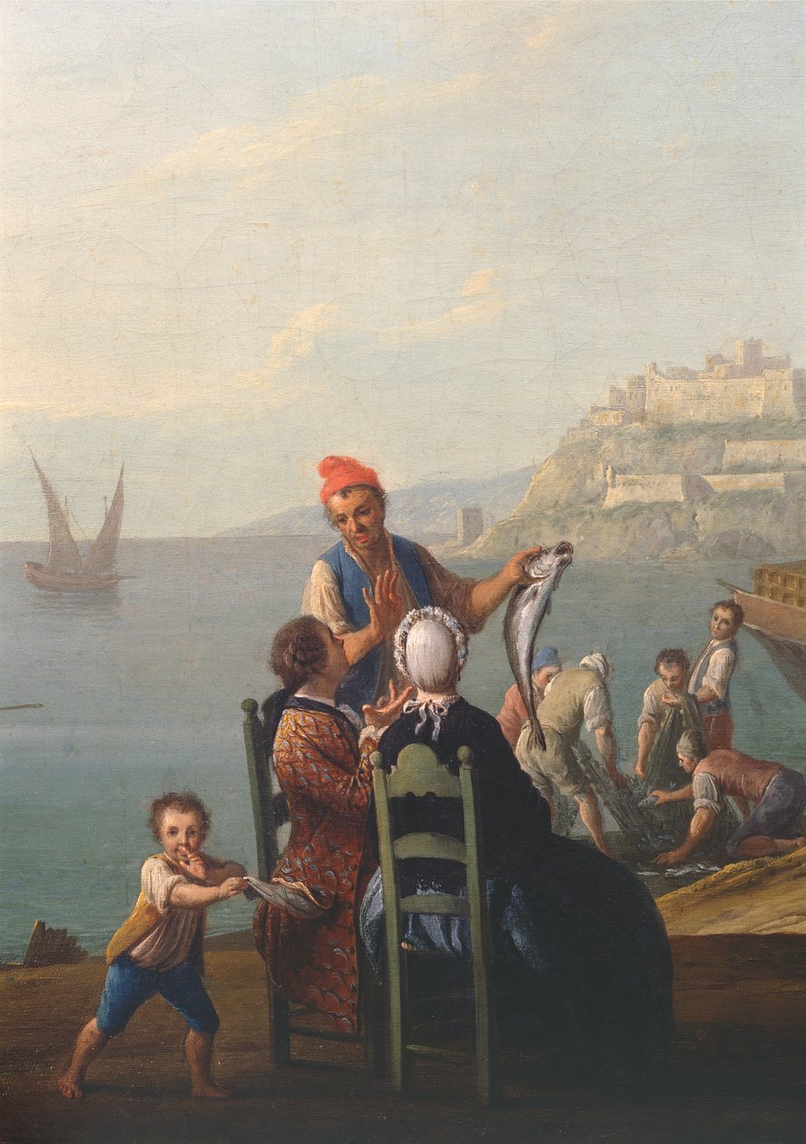 Rybář (detail) od Pietro Fabris