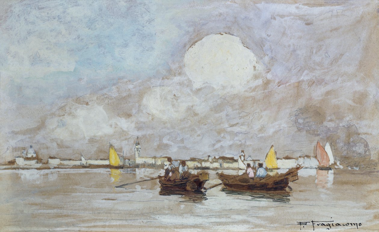 Svítání od Pietro Fragiacomo