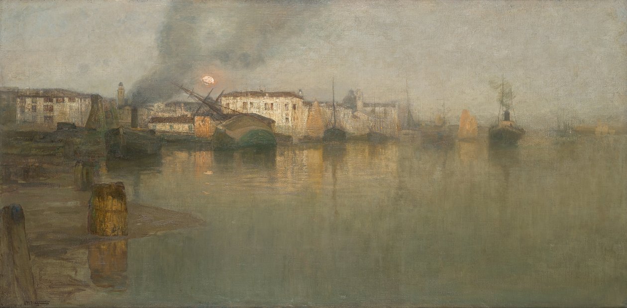 Benátky ("From sole e luna") od Pietro Fragiacomo