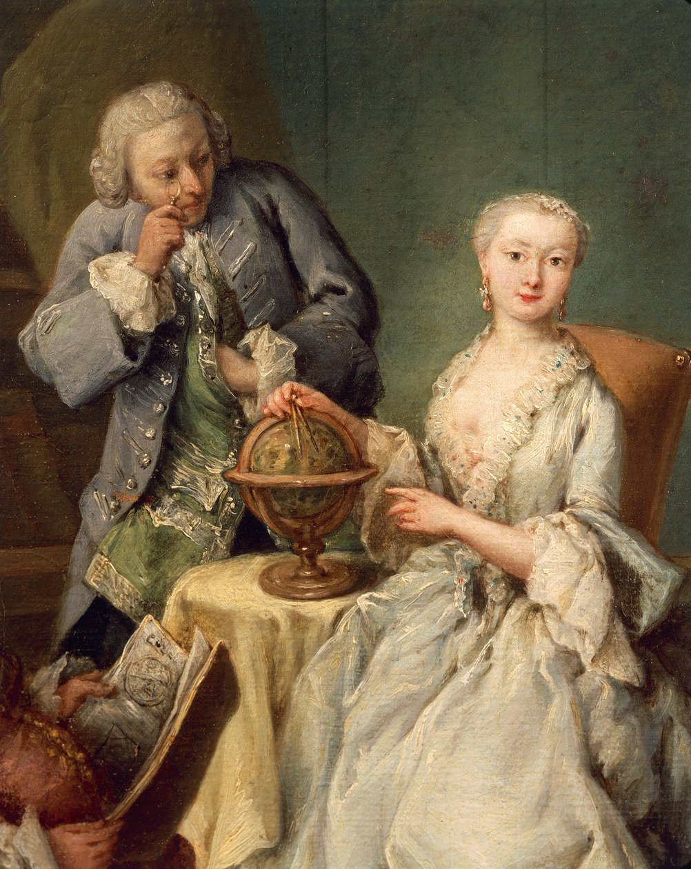Lekce zeměpisu od Pietro Longhi
