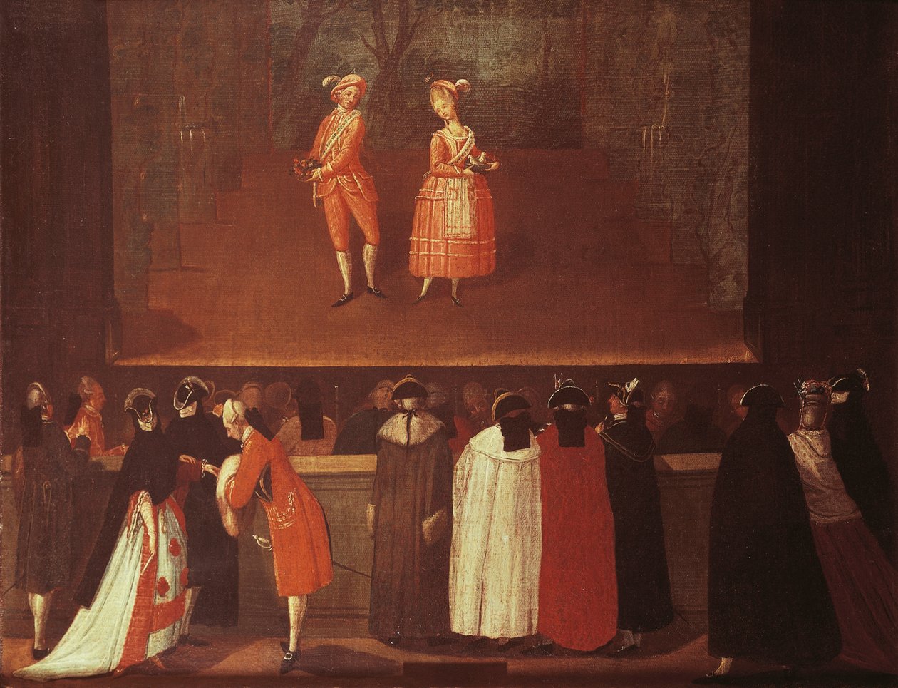 Interval, ze školy Pietra Longhiho od Pietro Longhi