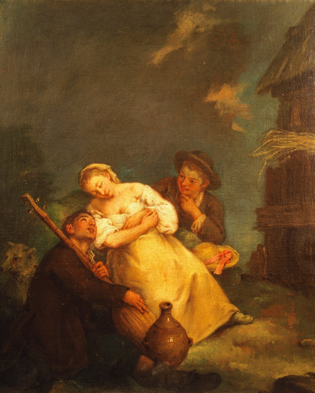 Selská scéna, Pietro Longhi (1701-1785) od Pietro Longhi