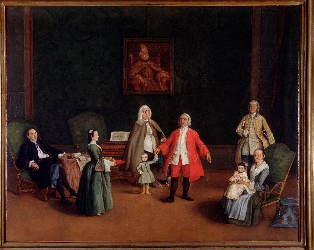 Portrét rodiny (malba od Pietro Longhi