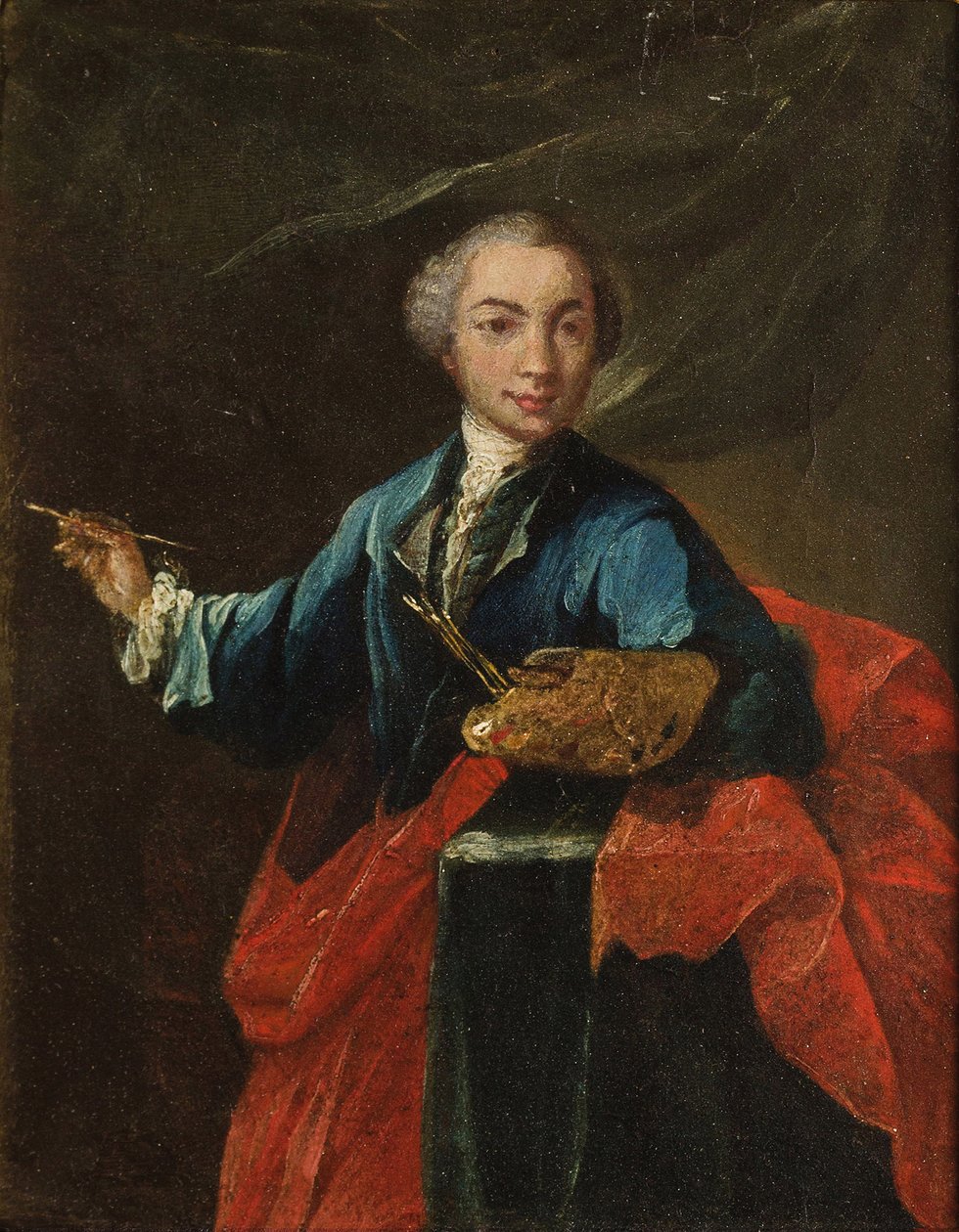 Autoportrét, c. 1750. od Pietro Longhi