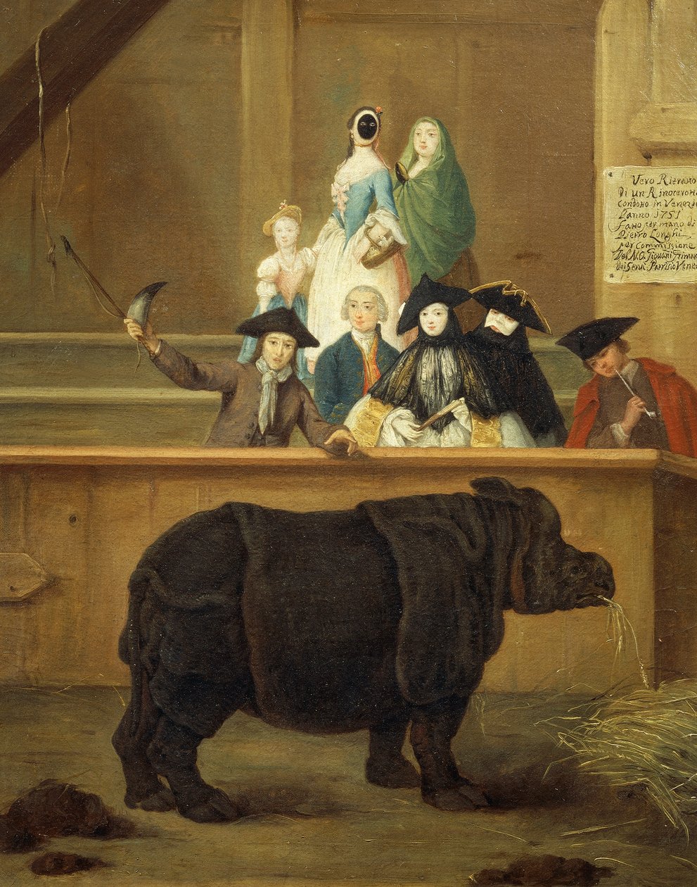 Výstava nosorožců od Pietro Longhi