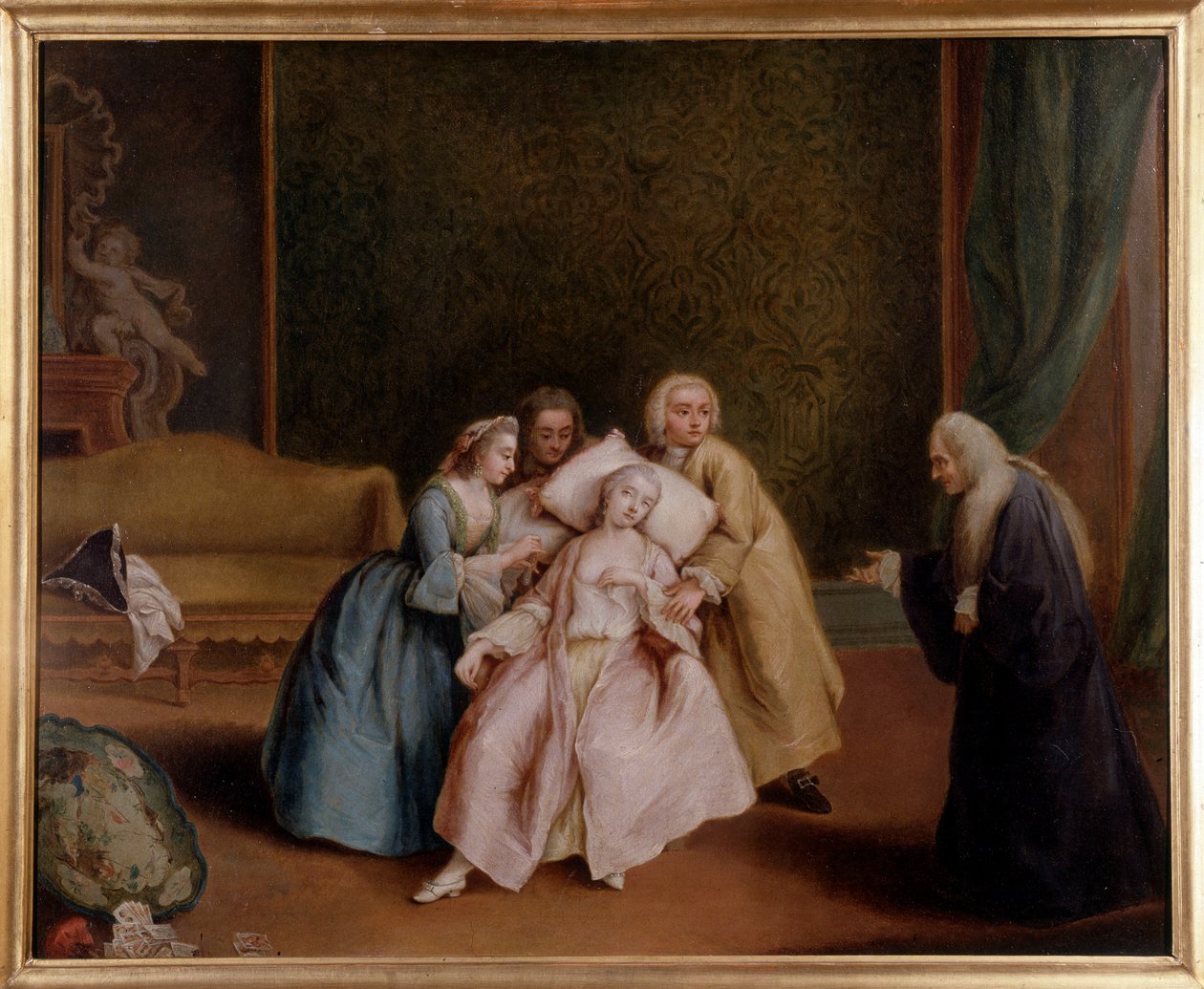 Slabý (Malování od Pietro Longhi
