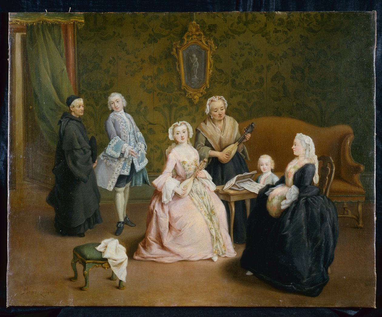 Rodinný koncert od Pietro Longhi