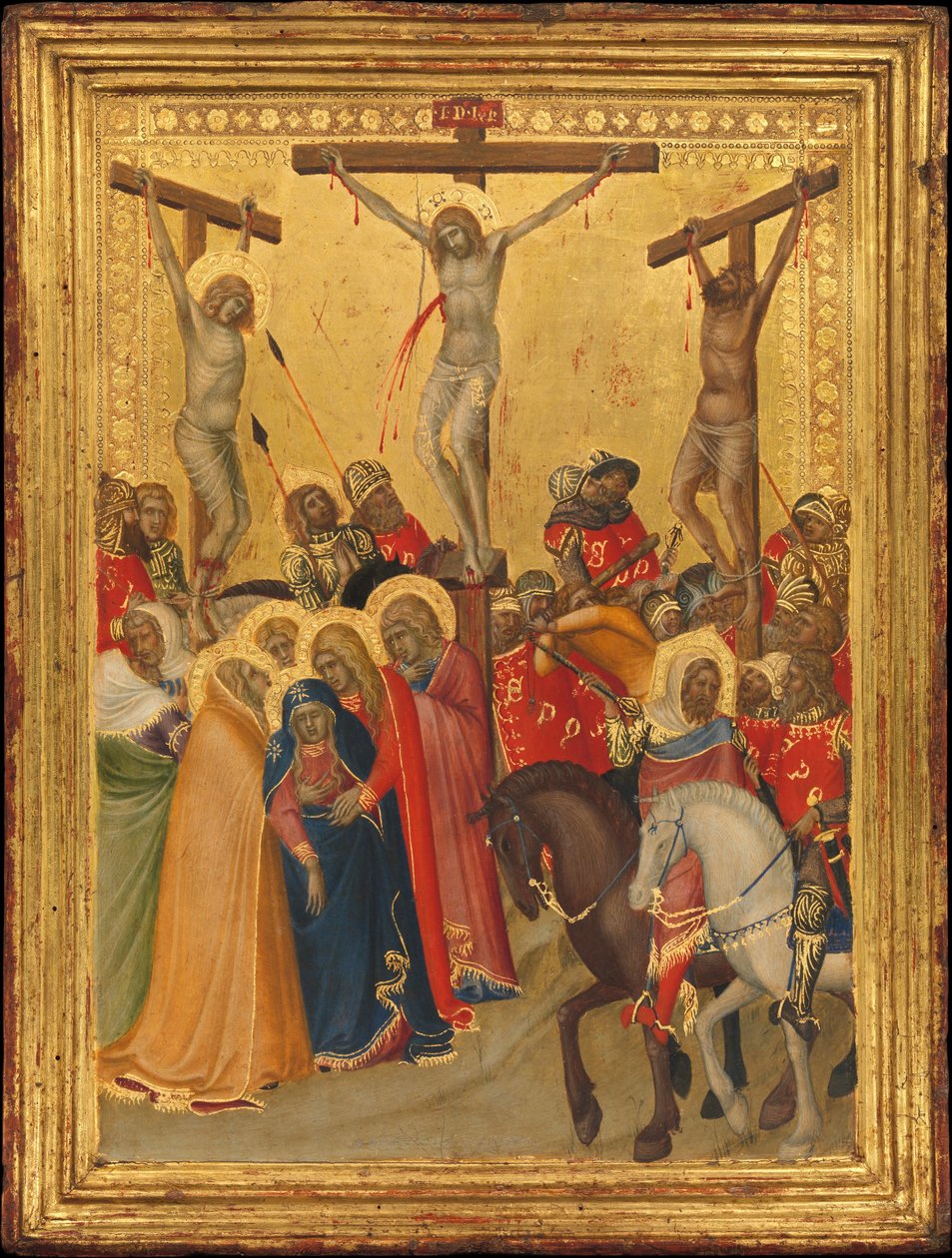 Ukřižování, 1340s. od Pietro Lorenzetti