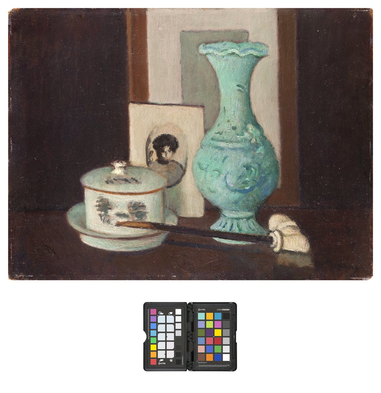 Zátiší s dýmkou, 1926-28 od Pietro Marussig