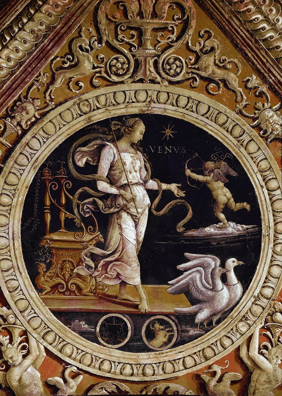 Alegorické znázornění Venuše (Fresco od Pietro Perugino