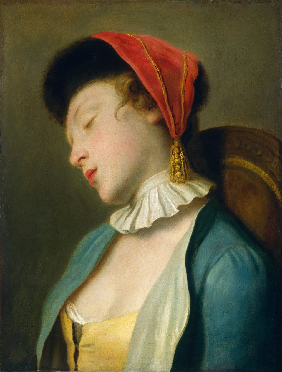 Spící dívka od Pietro Antonio Rotari
